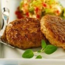 Cómo preparar carne para hamburguesas vegetarianas?