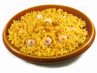arroz y camarones